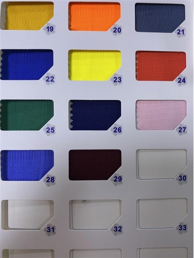 GZ-YXYF 3082#  威樂針孔  幅寬：170CM 克重：160GSM  成分：94% polyester  6%spandex 吸濕排汗 正面照